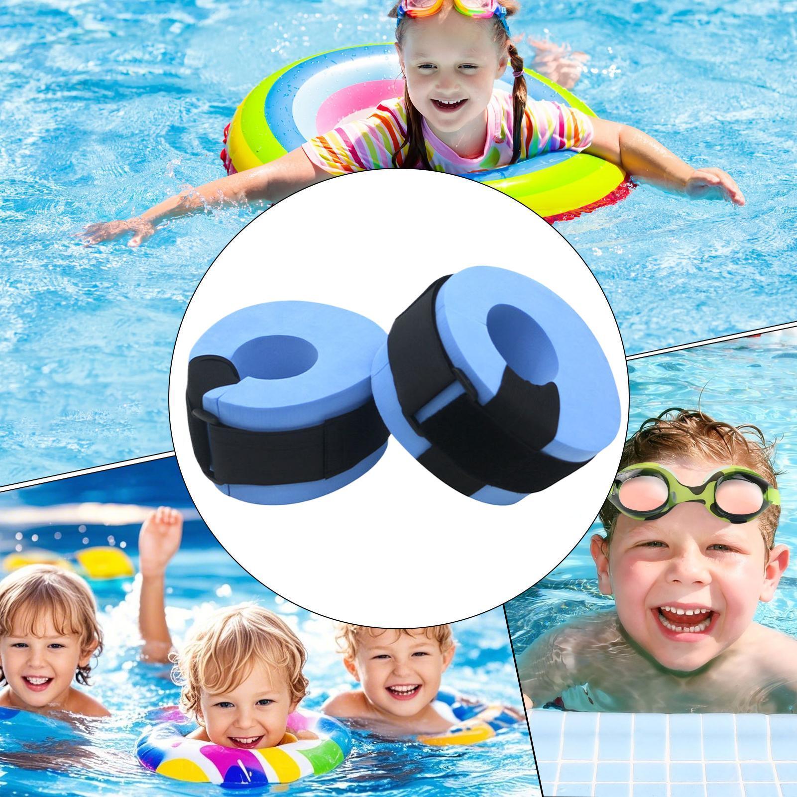 Aquatic Aerobics - Schwimm-Fußgelenkgewichte, verstellbar, Anti-Erstickungs-Wasser-Aerobic-Fußgelenkgewichte für Schwimmer, Anfänger,