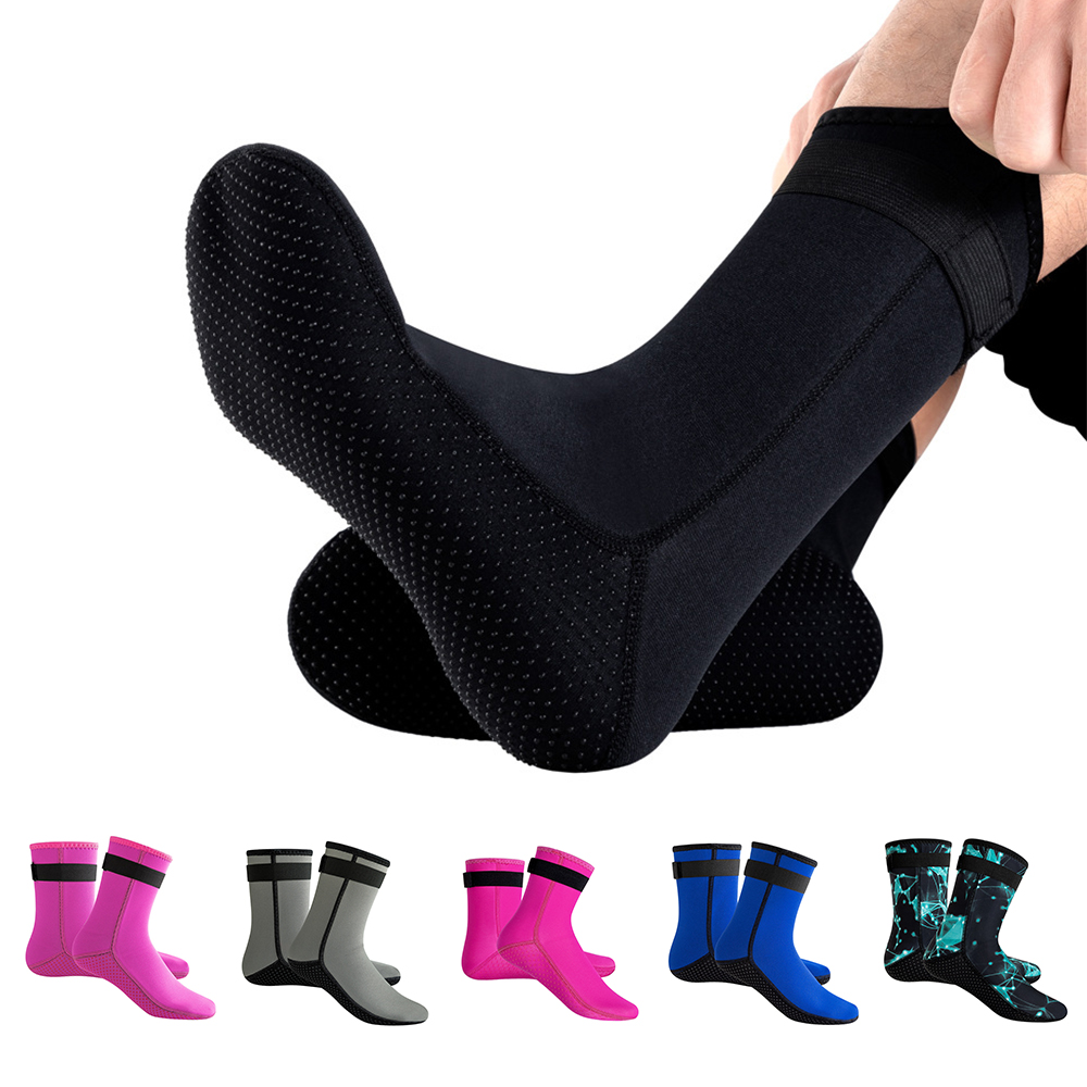 Wetsuit 3Mm Neoprene - 3 mm Neopren-Schnorchelschuhe, Tauchsocken, Strandstiefel, Neoprenanzug,
