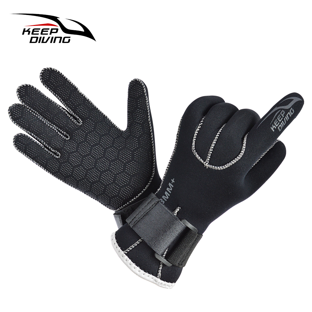 Wetsuit 3Mm Neoprene - 3mm Neoprenanzug Handschuhe Thermische Anti Slip