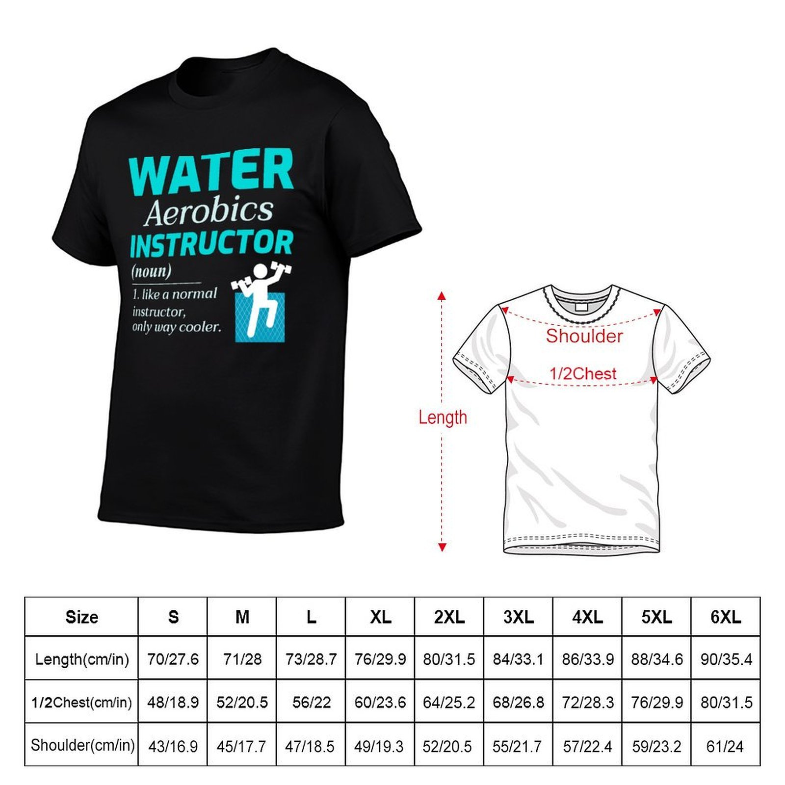 T-Shirt für Wasser-Aerobic-Leh – Aquatic Aerobics Bewertung und Preis